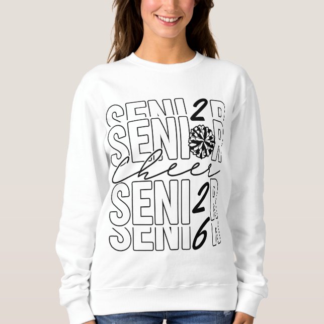 Sweatshirt Cheer Senior 2026 Women (Devant)