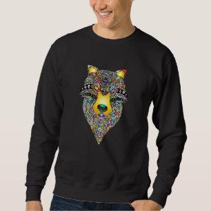 Sweatshirt Chef animal loup Predateur décoratif