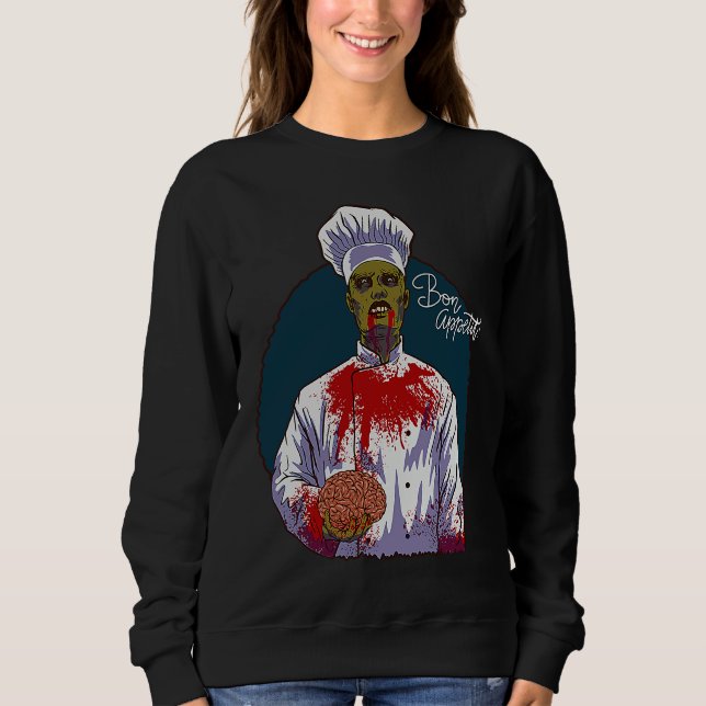 Sweatshirt CHEF Halloween  ZOMBIE CHEF (Devant)