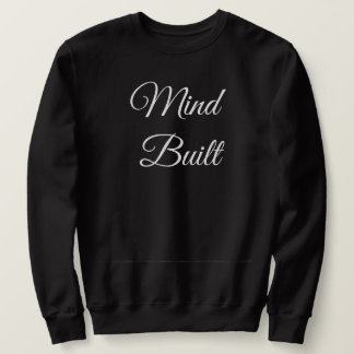 Sweatshirt Chemise à capuche à texte blanc citation de vie fa