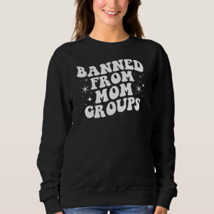 Sweatshirt Chemise à col en sweat-shirt drôle du Club des mam