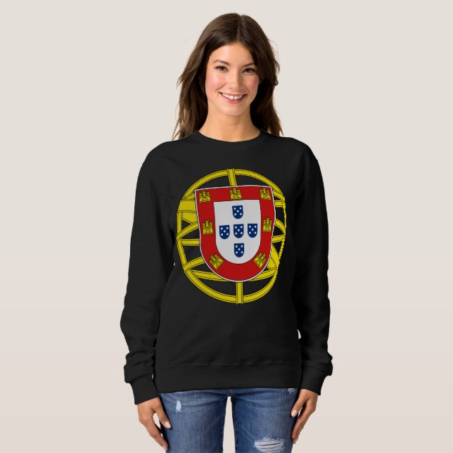 Sweatshirt Chemise à designs portugais (Devant entier)