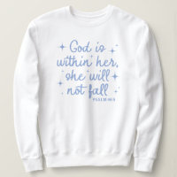 Chemise à manches longues avec citation biblique p