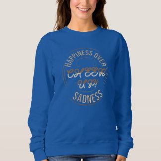 SWEATSHIRT CHEMISE À MANCHES LONGUES 'LES FEMMES CHOISISSENT 