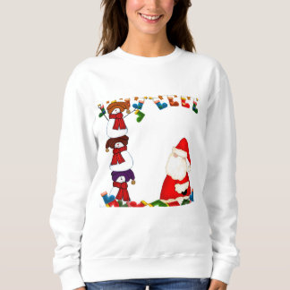 Sweatshirt Chemise à manches longues pour les femmes de Noël