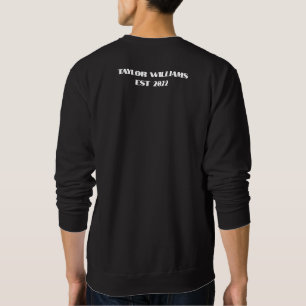 Sweatshirt chemise à sueur homme noir