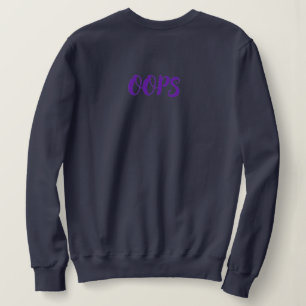 Sweatshirt Chemise à zipper « Oops »