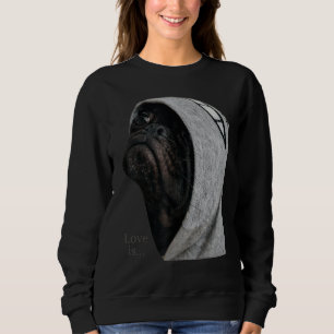 Sweatshirt Chemise Carlin noir Femmes Hommes Carlin Maman Pap