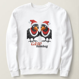 Sweatshirt Chemise Caw Humbug Christmas Crows