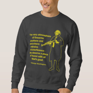 Sweatshirt Chemise de citation d'armes à feu de Washington