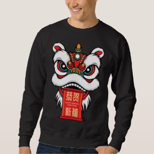 Sweatshirt Chemise de danse du lion pour le Nouvel An lunaire