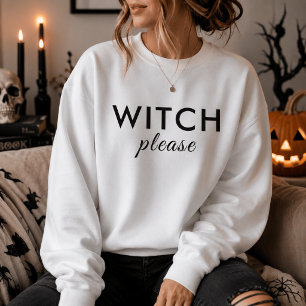 Sweatshirt Chemise de Halloween Moderne Sorcière S'il Vous Pl