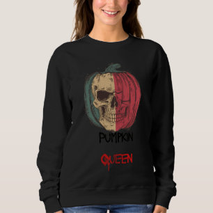 Sweatshirt Chemise de Halloween Pumpkin Queen • Vibrations So