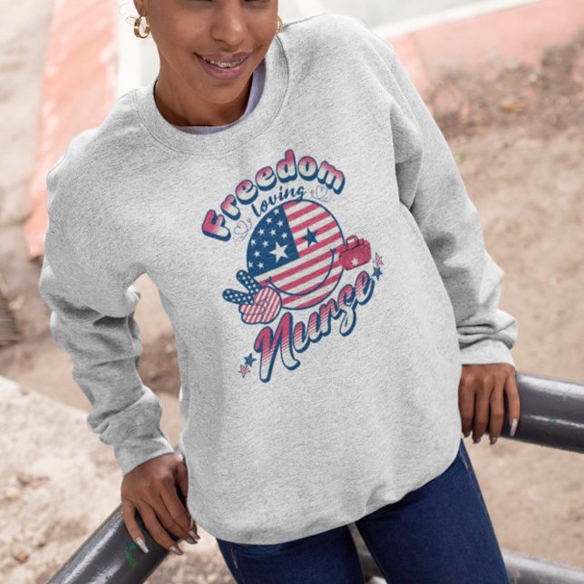 Sweatshirt Chemise de la liberté infirmière, liberté pour les (Créateur téléchargé)