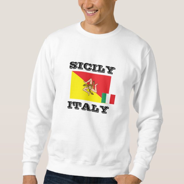 Sweatshirt Chemise de la Sicile Flag* (Devant)