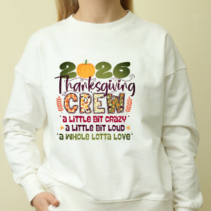 Sweatshirt Chemise de l'équipe de Thanksgiving 2026 Sweatsh
