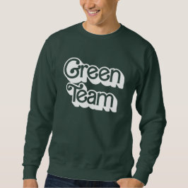 Sweatshirt Chemise de l'équipe verte de guerre couleur