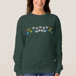 Sweatshirt Chemise de l'équipe verte de guerre couleur