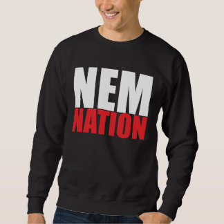 SWEATSHIRT CHEMISE DE LOGO DE NEMNATION