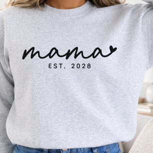 Sweatshirt Chemise de nuit moderne pour maman, Nouveau cadeau