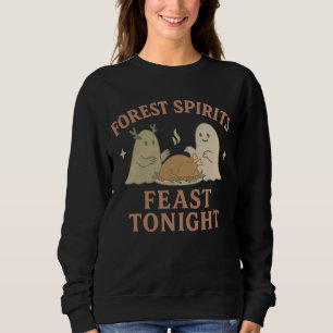 Sweatshirt Chemise de nuit pour femmes Forest Spirits Feast T