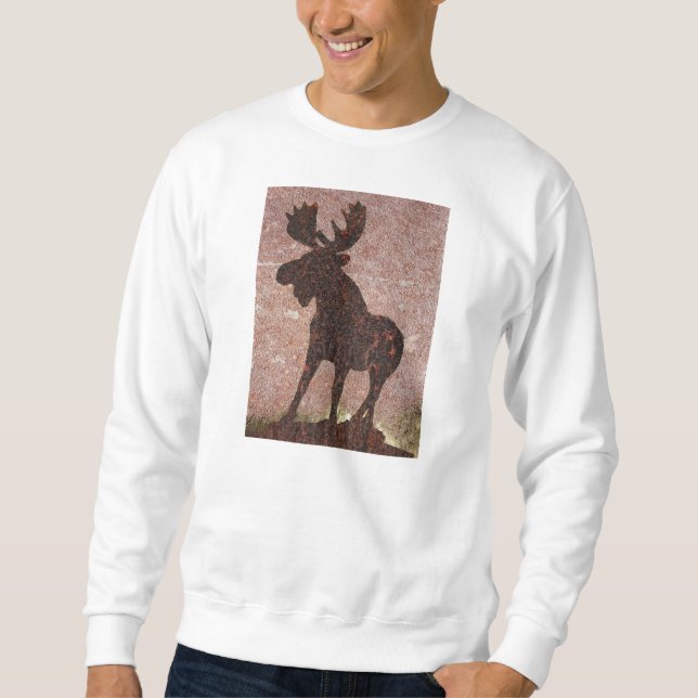 Sweatshirt Chemise de position d'orignaux (Devant)