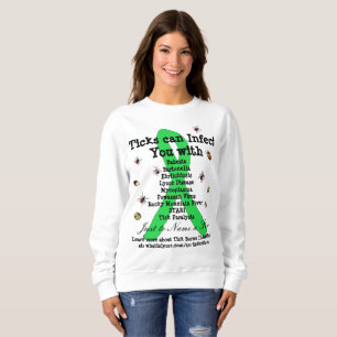 Sweatshirt Chemise de sensibilisation à la maladie de Lyme et