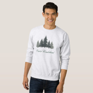Sweatshirt Chemise de sport pour hommes Winter Wonderland