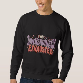 Sweatshirt Chemise de sport rétro épuisée de Lowkenuinely
