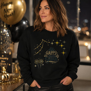 Sweatshirt Chemise de sudation pour adultes avec feux d'artif