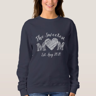 Sweatshirt Chemise de sueur pour maman ou femme en forme de c