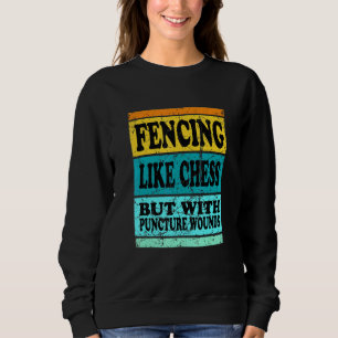 Sweatshirt Chemise D'Escrime Jeux De Sport Pour Hommes Femmes