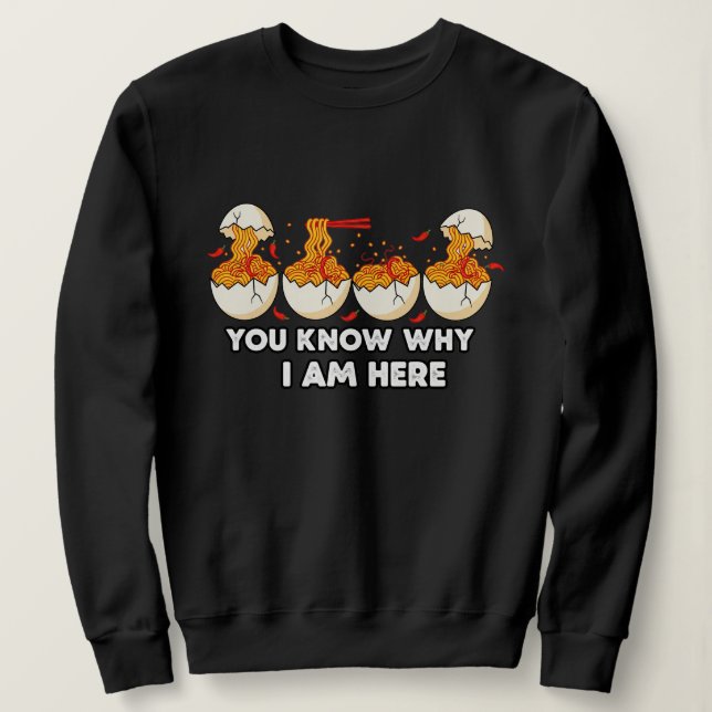 Sweatshirt Chemise Dévastée Des Oeufs Dévastés Soirée De Than (Design devant)