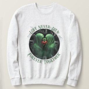 Sweatshirt Chemise d'Halloween Kissing Ghosts