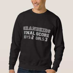 Sweatshirt Chemise foncée faite sur commande de score final