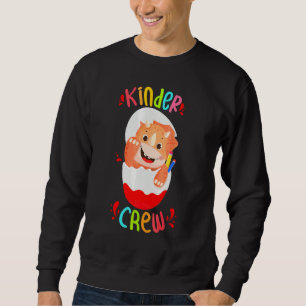 Sweatshirt Chemise Kinder Crew Cute Dino pour enseignant de m