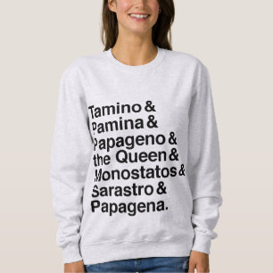 Sweatshirt Chemise magique de caractères de cannelure