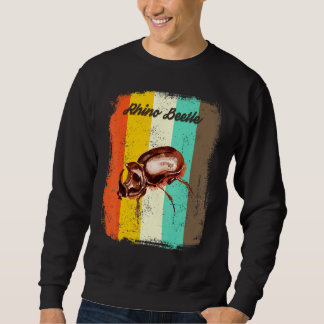 Sweatshirt Chemise Scarabée Rhinocéros Rétro 70s Vintage Amat