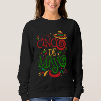 Sweatshirt Chemises Cinco de Mayo pour femmes Hommes Enfants 