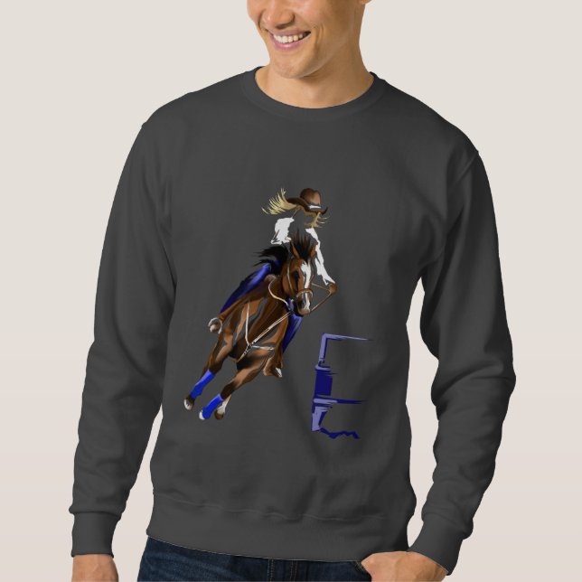 Sweatshirt Chemises de cheval de baril (Devant)