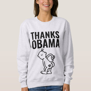 Sweatshirt Chemises drôles MERCI OBAMA