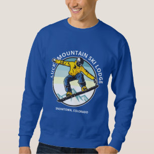 Sweatshirt Chemises SNOWBOARDER en texte personnalisé