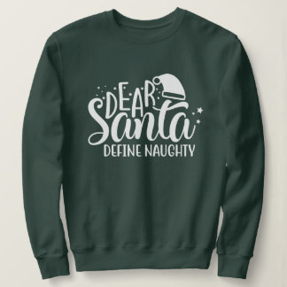 Sweatshirt Cher Père Noël définir vilain