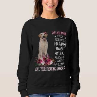 Sweatshirt Chère maman Mama Propriétaire du chien Bonne fête