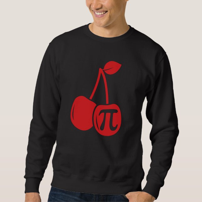 Sweatshirt Cherry Pi Day Math Nerd Pie Teacher 3 14 Science (Devant)