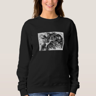 Sweatshirt Cheshire Chat Alice Au Pays Des Merveilles Vintage