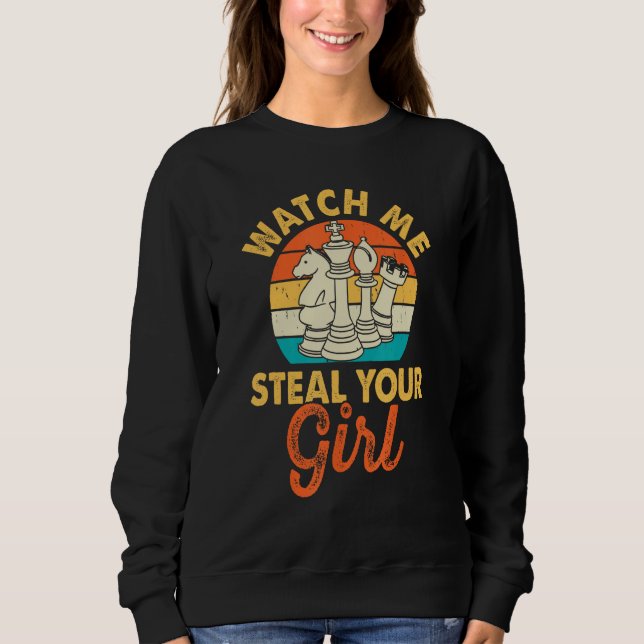 Sweatshirt Chess Chess Player Pun Quote 2 (Devant)