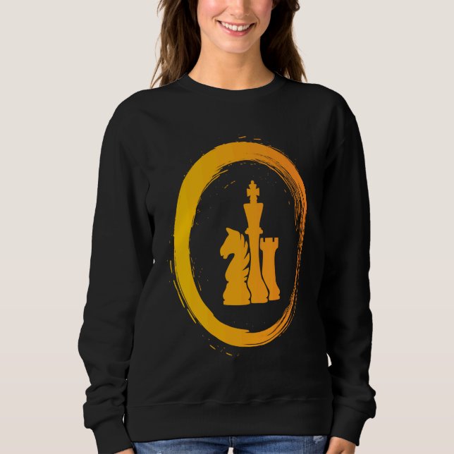 Sweatshirt Chess game Hobby Chess (Devant)
