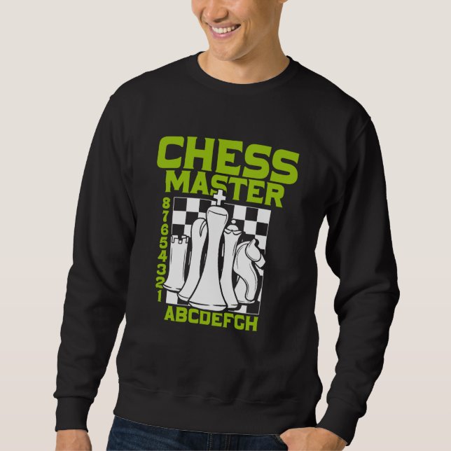 Sweatshirt Chess Master Chess Board Pieces Checkmate Grandmas (Devant)