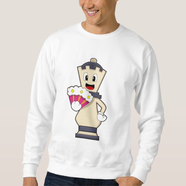 Sweatshirt Chess piece Queen à Chess.PNG (Devant)